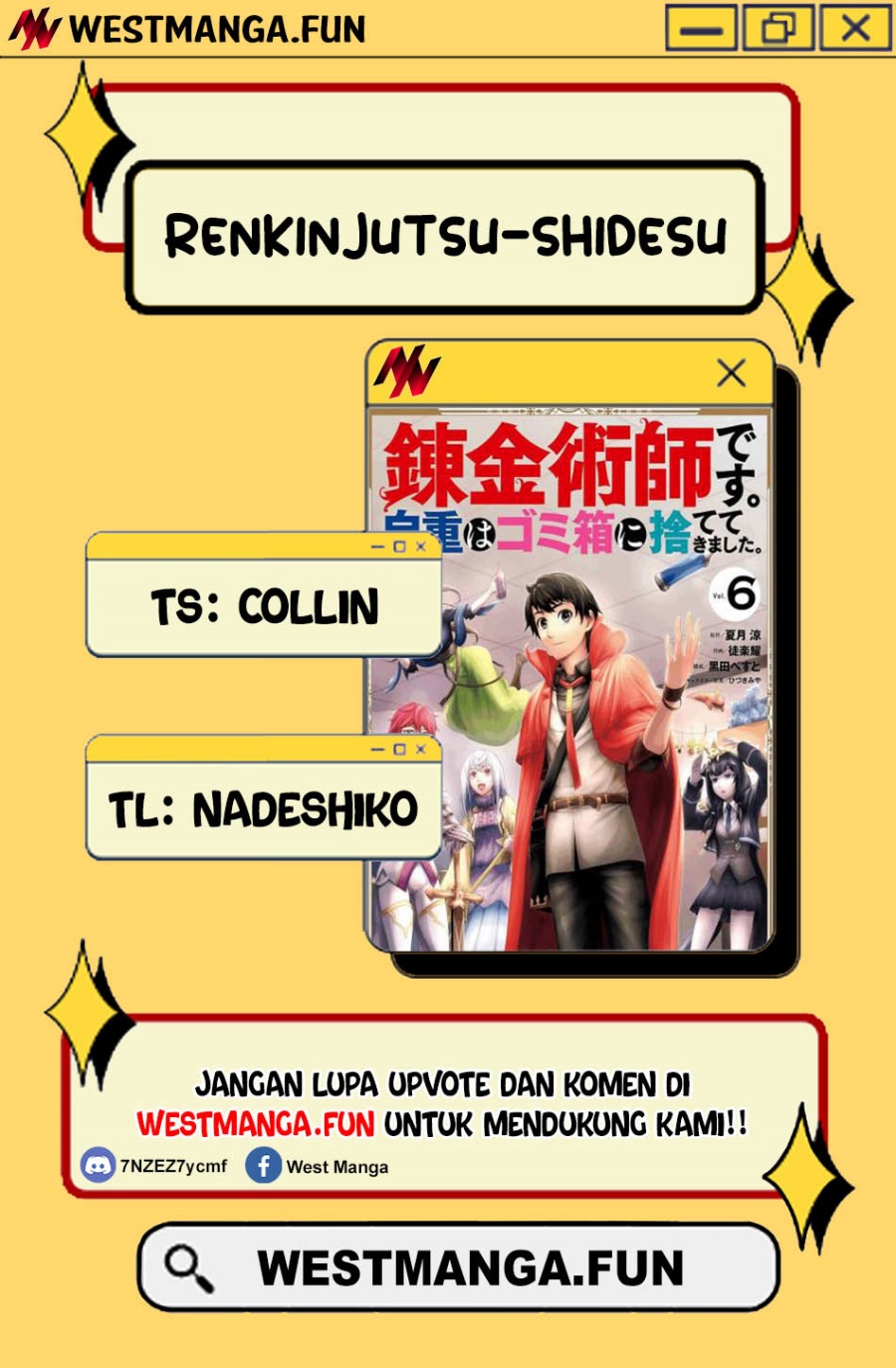 Renkinjutsu-shidesu. Jichou Wa Gomibako Ni Sutete